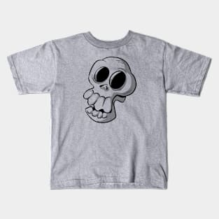 Cartoon Skull Shirt Kids T-Shirt